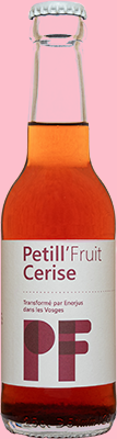 bouteille de 25cl petill'fruits cerise