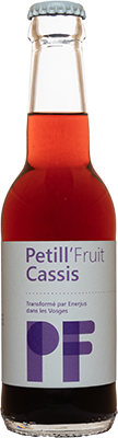 bouteille de 25cl petill'fruits cassis