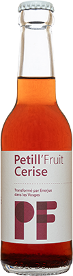 bouteille de 25cl petill'fruits cerise