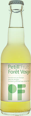 bouteille de 25cl petill'fruits parfum forêt Vosgienne